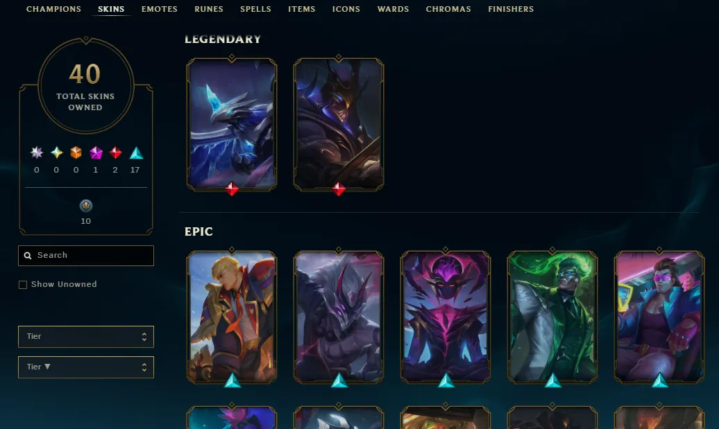 🤩【NA】LvL130 Unranked 🎁40 Skin ⭐HandLeveled 💰4K BE 👑90 Champ 📧Full Access